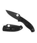 Spyderco Tenacious Lightweight Black Plain Taschenmesser