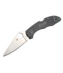 Spyderco Delica 4 Lightweight Flat Ground Gray Taschenmesser