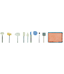 Proxxon Polier Komplett Set, 10-teilig - 28285