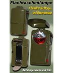 Flachhülse Taschenlampe 4,5 Volt,  m. Clip & Rotlichtfilter       75636945