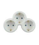 Direktverteiler Schuko 3-Fach Technik Professional Steckdosen-Adapter              75333003