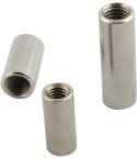 Verbindungsmutter M4 x 10 mm , eckig, Stahl, blau verzinkt, 6 Stück