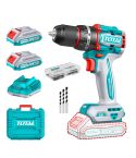 TOTAL Akku-Schlagbohrschrauber 20V 2x 2Ah FULLSET 51020668