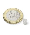Magnet rd 5x5 mm 940g Haftkraft NdFeB  89000505