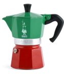 Bialetti Moka-Express Italia 3 Tassen (130ml) Tri-Colore ITALY 85005322