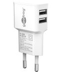 Netzteil Ladegerät 2 x USB-A, 12W weiss   15044952