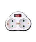 Direktverteiler Schuko 2-fach m. Schalter  75333102