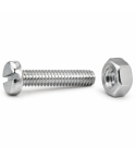 Zylinderkopfschraube M2 x 10 mm, Schlitz, Stahl, verzinkt, 20 Stk 21904340