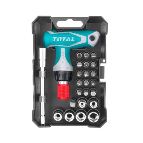 TOTAL T-Griff Bitset 24-tlg 08030186