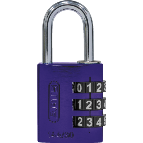 ABUS ZAHLEN-VORHANGSCHLOSS 144/30 lila Lock-Tag   67071681