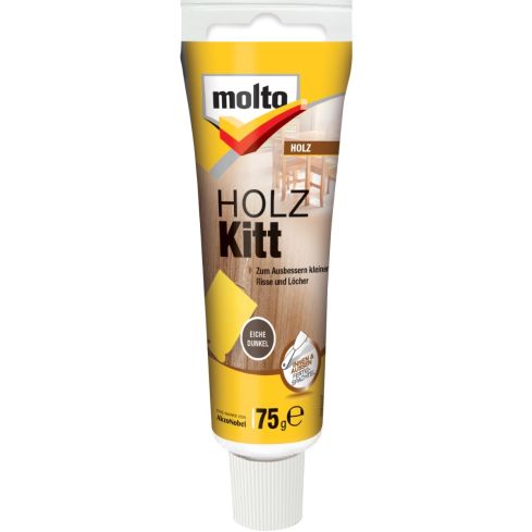 Molto HOLZ KITT Tube EICHE DUNKEL 75g für Innen und Aussen             74130372