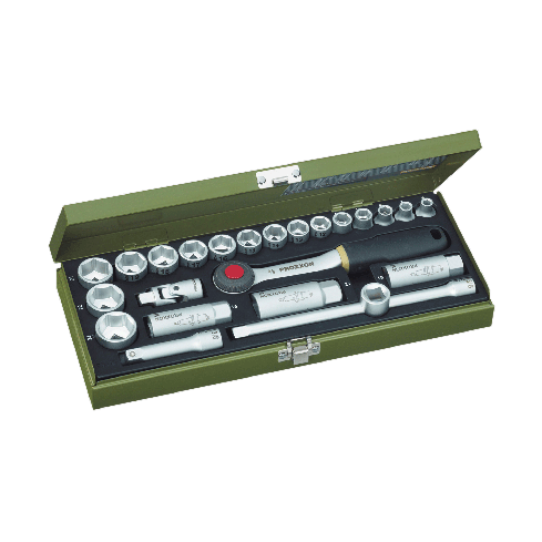 Proxxon Steckschlüsselsatz 3/8" Stecknüsse 6-24mm 03023110