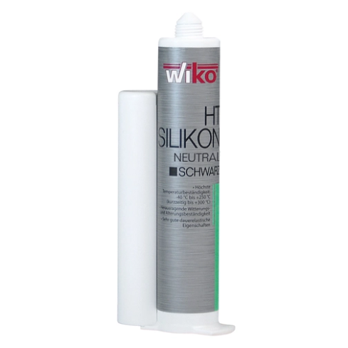 WiKo Silikon schwarz hitzebeständig bis 250°C 80ml   92740362