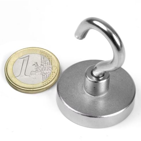Magnet 32mm M5 m. Haken Neodym 30kg 89000432