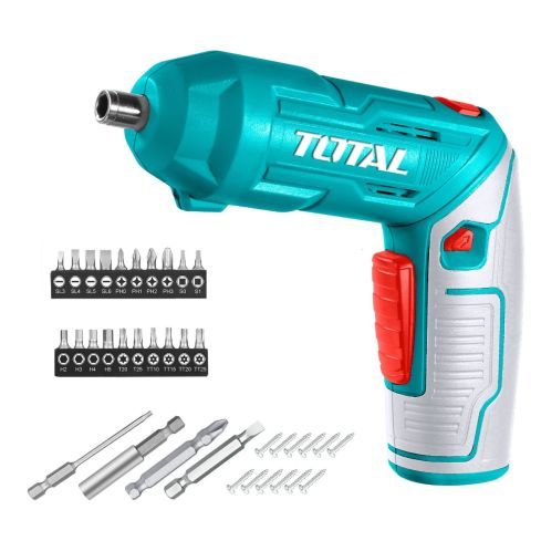 TOTAL Akkuschrauber 4V 4Nm inkl. Bitset 51004425