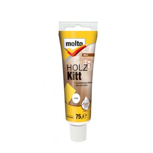 Molto HOLZ KITT Tube Weiss 75g für Innen und Aussen               74130402
