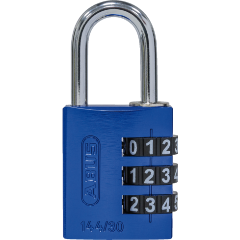 ABUS ZAHLEN-VORHANGSCHLOSS 144/30 blau Lock-Tag   67071678