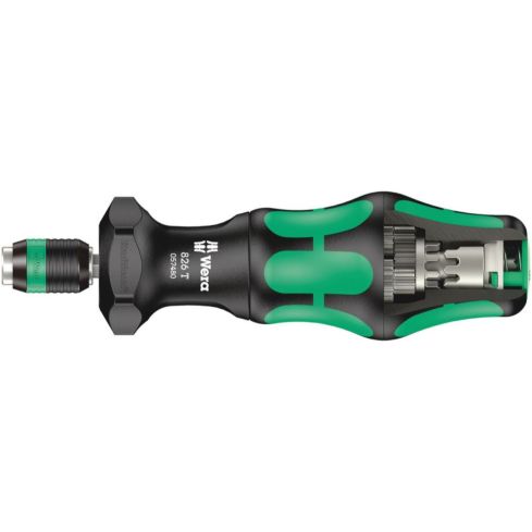 WERA 826 T Kraftform Turbo Bithalter mit Rapidaptor Schnellwechselfutter 53608001