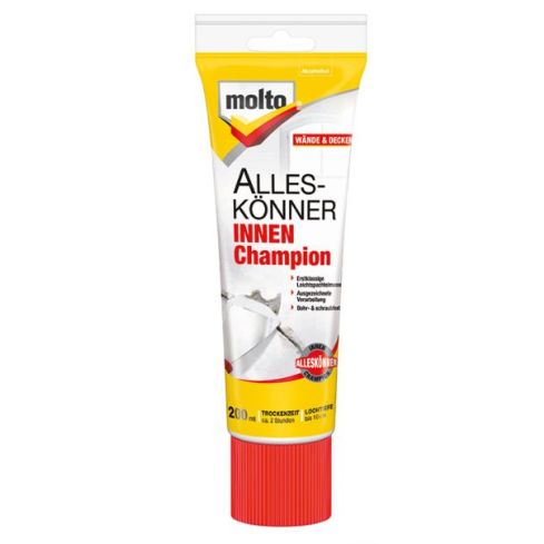 Molto Alleskönner Innen Champion Leichtspachtelmasse Bohrfest 200ml Tube weiss      44485592