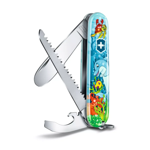 My First Victorinox Set Taschenmesser für Kinder, Tier Edition Delfin 40023731
