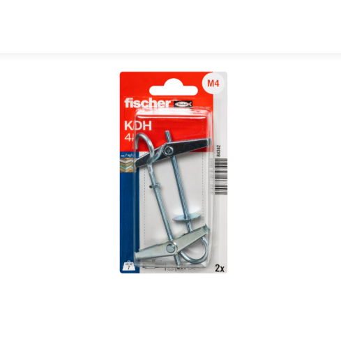 Fischer KDH4K FEDERKLAPPDÜBEL M4 mit Haken 2 Stk 18082194