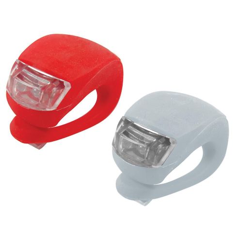 Klemmlichter LED, 2Tlg. Fahrrad rot+weiss 26752082