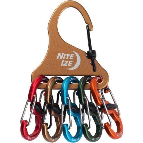 NiteIze Keyrack Locker + S-Biner Aluminum KLKA-29BG-R6