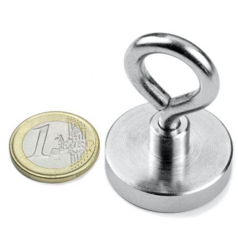 Magnet 32mm M5 Öse 300N Neodym 30kg