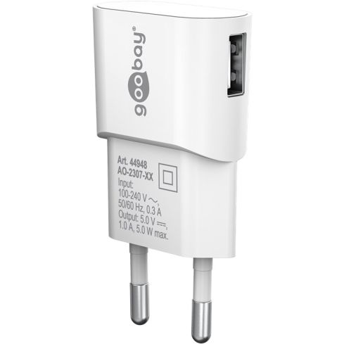 Netzteil Ladegerät USB-A, 5W weiss 15045948