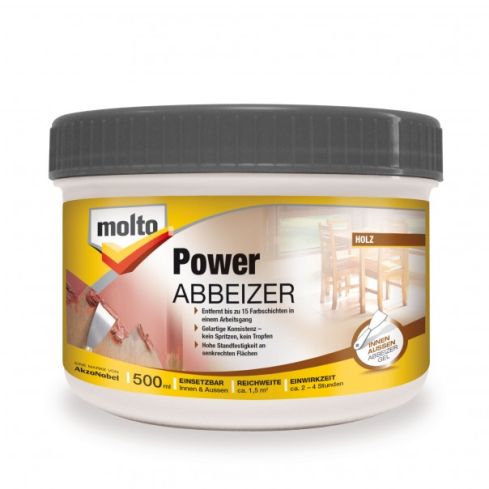 Molto PowerAbbeizer 500ml  für Holz, Metall uvm.   44087687