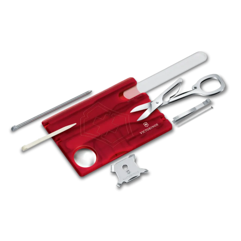 Victorinox SwissCard Nailcare rot transparent 40072400