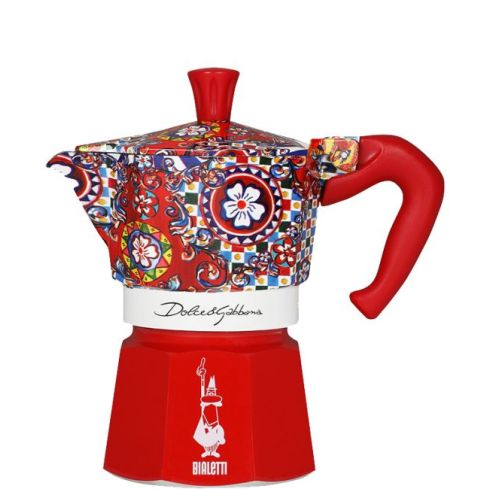 Bialetti Moka-Express 3T Dolce&Gabbana Carretto Siciliano ROT 85005327