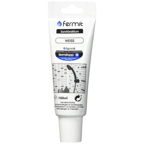 Fermit/Cornat Silikon Tube weiss  100ml            21381200