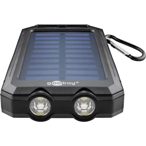 Outdoor PowerBank Solar 8000mAh m. Taschenlampe & Kompass 70490216