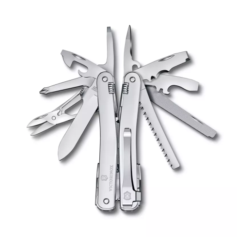 Victorinox SWISSTOOL Spirit MX Siber mit CLIP 3.0224.MKB1 40302241