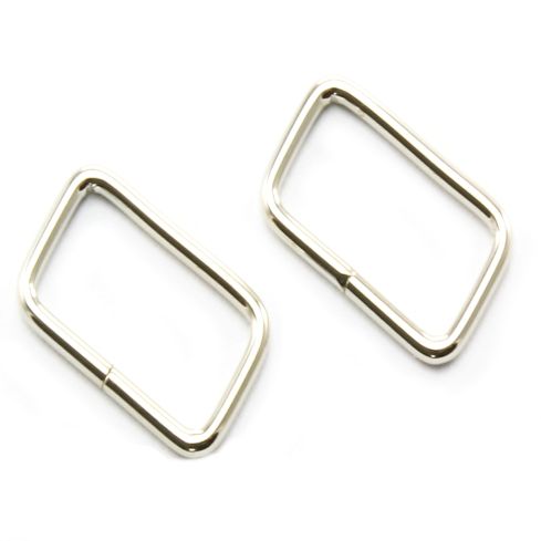 Vierkantringe 40x27x4,0mm Stahl vernickelt 61924050