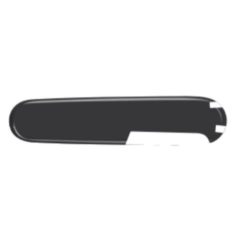 Victorinox Schalen back Dark Illusion schwarz m. Kuli, 91mm für Offiziersmesser    40350340