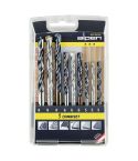 Alpen Bohrerset 9-tlg  Metall/Holz/Beton   49809100