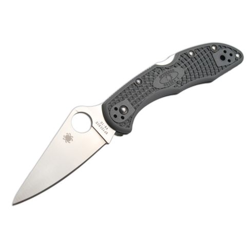 Spyderco Delica 4 Lightweight Flat Ground Gray Taschenmesser