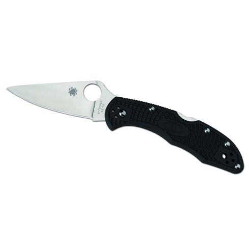Spyderco Delica 4 Lightweight Flat Ground Black Taschenmesser
