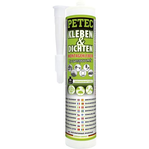 PETEC Kleben&Dichten 290ml Transparent         18094929