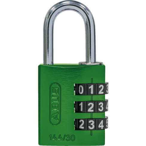 ABUS ZAHLEN-VORHANGSCHLOSS 144/30 grün Lock-Tag 67071680