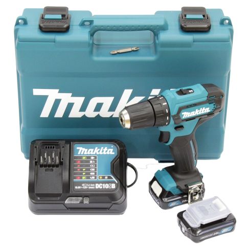 Makita Akku-Bohrschrauber CXT DF333DSAE 2x 12V + Schnellladegerät 80000333