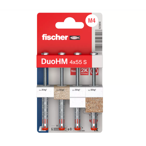 Fischer HM 4x55 S PH TX K Gipskartondübel 18572914