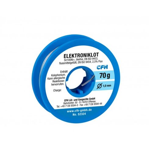 CFH Elektronik-Lötzinn 70g  EL 324  bleifrei         11052324