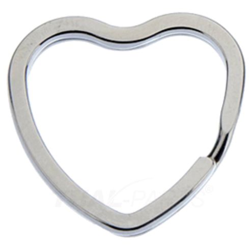 Schlüsselring herzform ca. 30mm   61612650