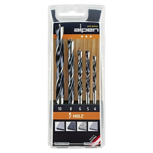 Alpen Holzbohrersatz TM5 4-10mm made in Austria 49218234