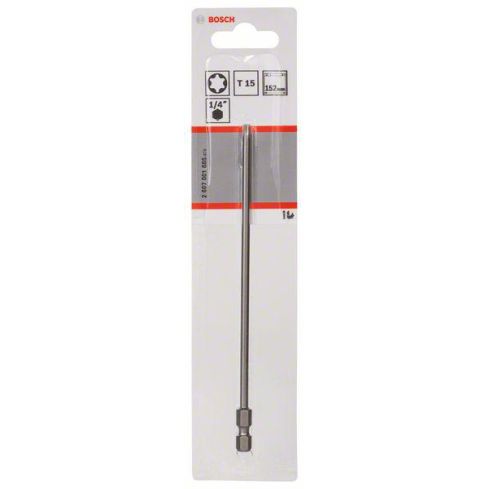 Bosch TORX-Bit 152mm TX15  1/4" Extra Hart     12607666