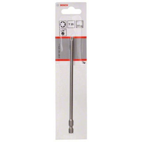 Bosch TORX-Bit 152mm TX25  1/4"    Extra Hart   12607670