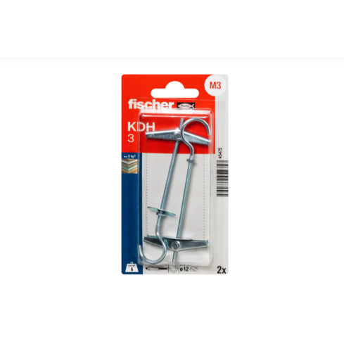 Fischer KDH3K FEDERKLAPPDÜBEL M3 mit Haken 2 Stk 18082182
